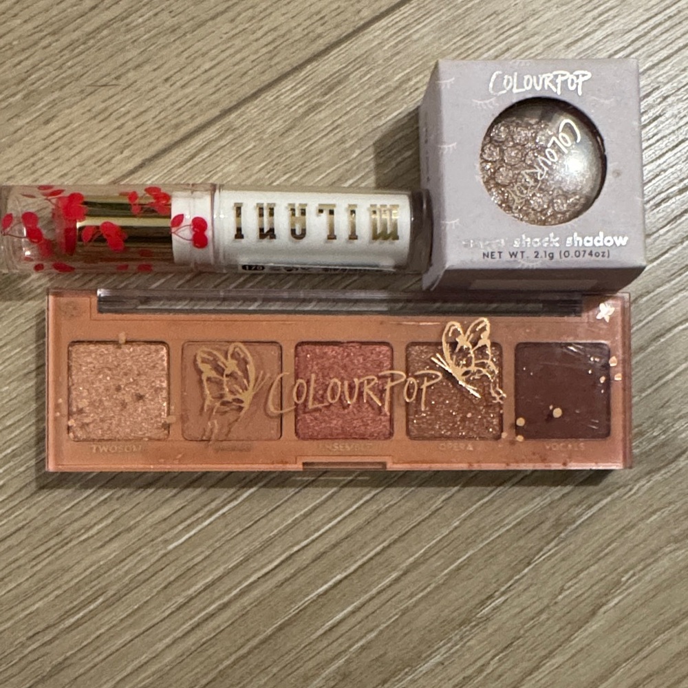 ColourPop Eyeshadow Palette with Milani Lip Gloss - Picture 2 of 3